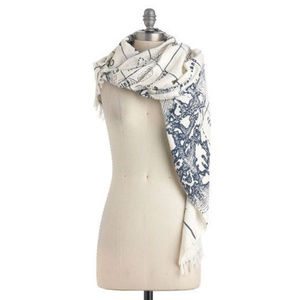 Modcloth - "Mercator to Your Tastes" Map Scarf